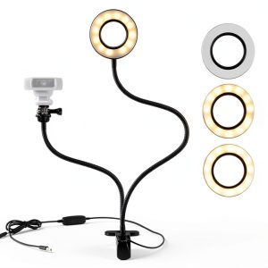 Acetaken Mount Webcam Stand Flexible Gooseneck Arm-0