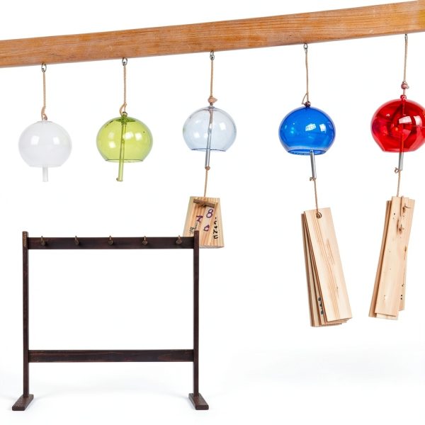 Wooden Chime Stand Harmony Large Brown Design-6
