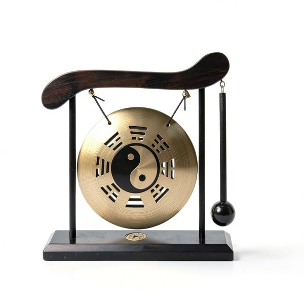 ZenTone Feng Shui Brass Gong Desktop Design-4