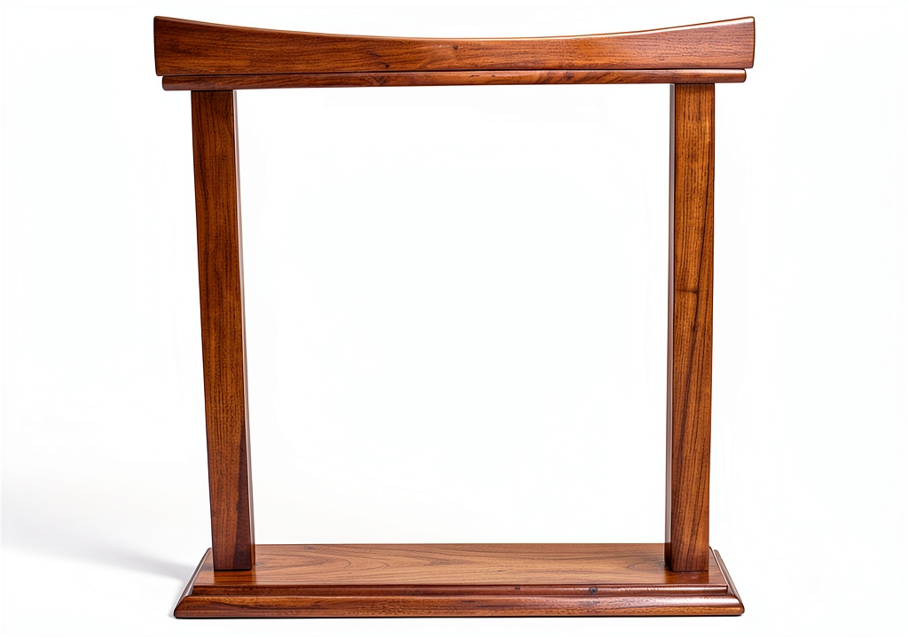 Gong stand set up in a studio environment