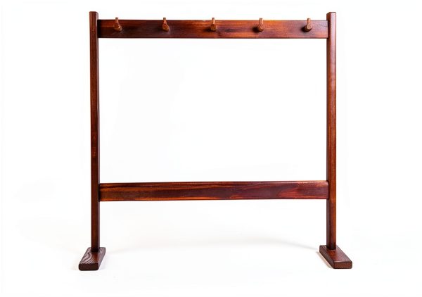 Wooden Chime Stand Harmony Large Brown Design-5