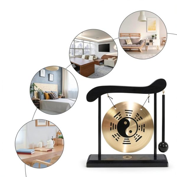 ZenTone Feng Shui Brass Gong Desktop Design-2