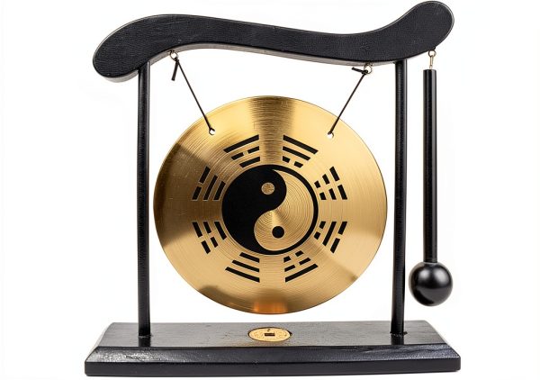 ZenTone Feng Shui Brass Gong Desktop Design-1