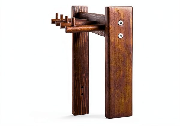 Wooden Chime Stand Harmony Large Brown Design-3
