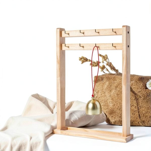 Wooden Gong Stand for Musical Instruments-5